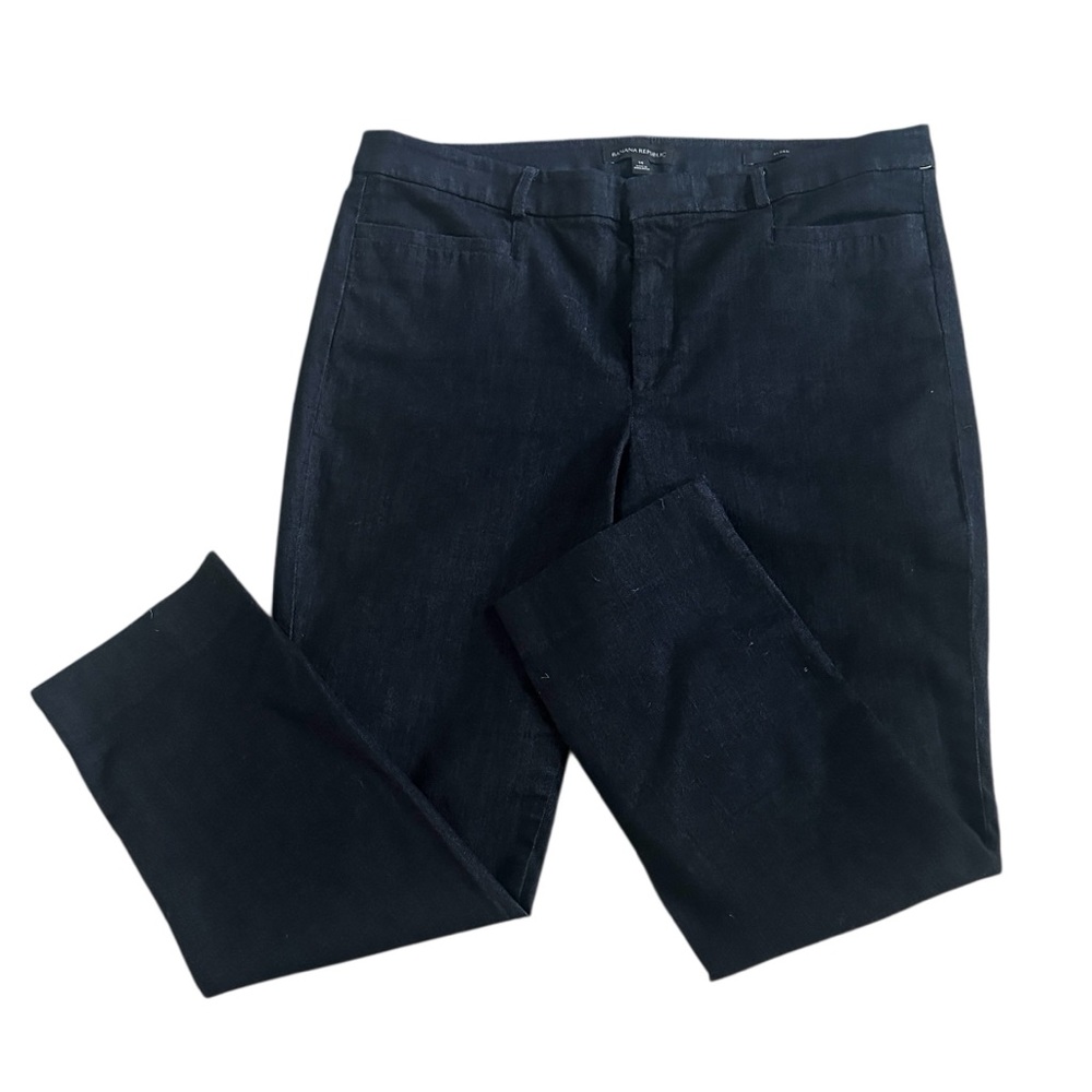 Banana Republic Sloan High Rise Denim Ankle Pants Trousers Womens‎ 14